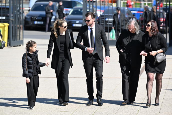 Poslední rozloučení s diskařem Imrichem Bugárem.