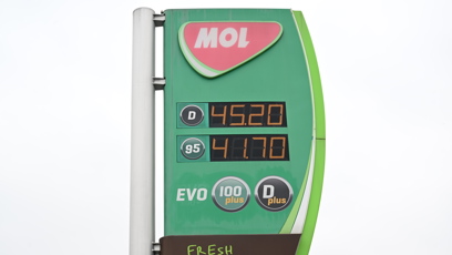 FOTO: Na čerpací stanici MOL vyjde diesel na 45.20 korun.