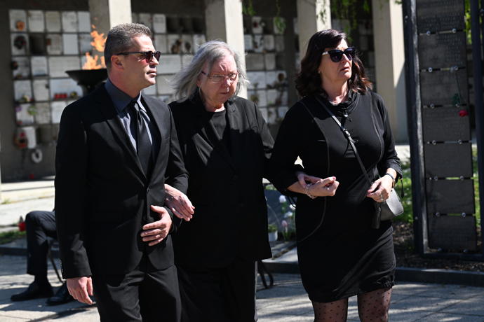 Poslední rozloučení s diskařem Imrichem Bugárem.