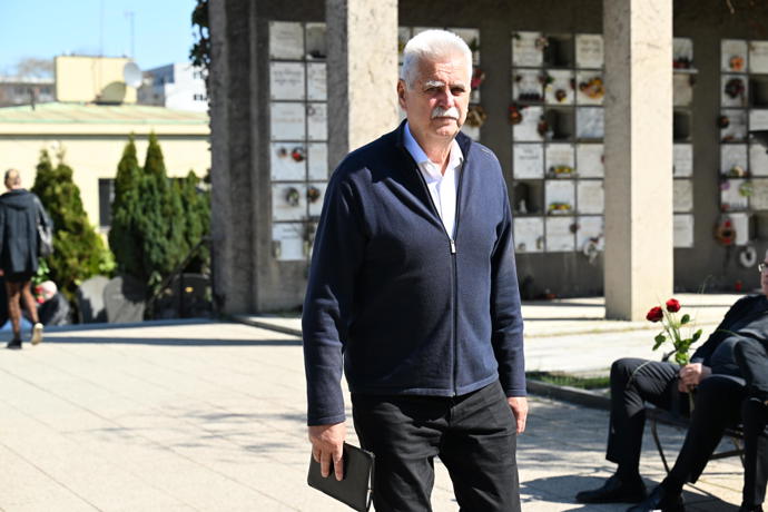 Poslední rozloučení s diskařem Imrichem Bugárem.