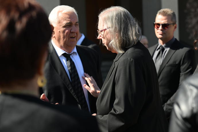 Poslední rozloučení s diskařem Imrichem Bugárem.