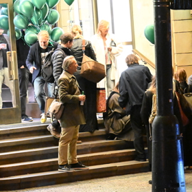 Odchody z party Ani Geislerové.