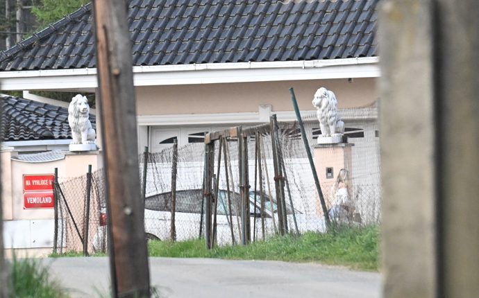 Lela Ceterová zašla do domu.