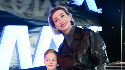 FOTO: Dominika Mesarošová dorazil se synem Eliánem.