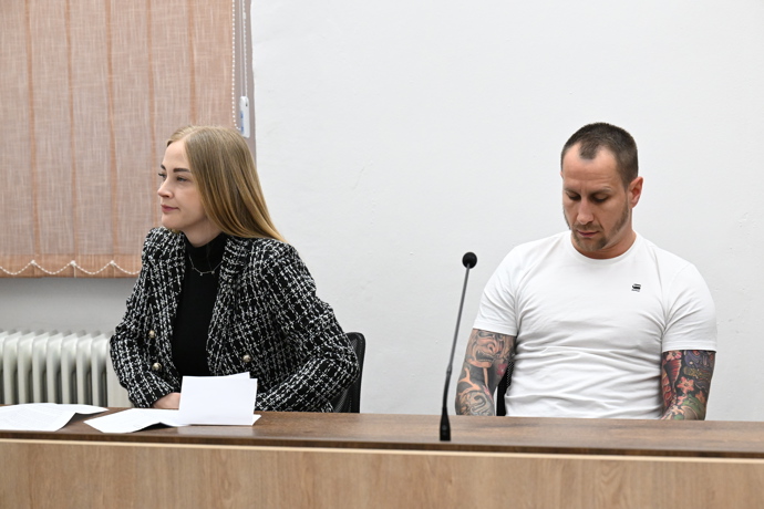 Obžalovaný pár Mercedes Treyová a Vladislav Trejbal. 