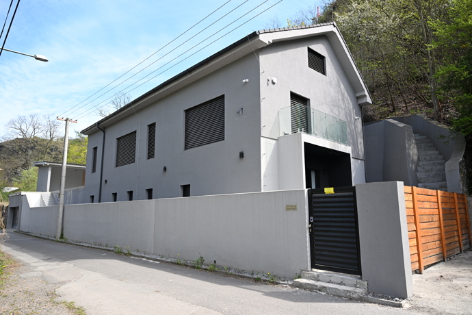 Dům Jakuba V., přítele Dominiky Myslivcové.