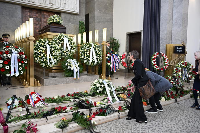 Poslední rozloučení s diskařem Imrichem Bugárem.