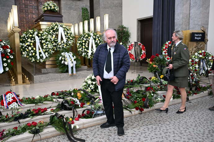 Poslední rozloučení s diskařem Imrichem Bugárem.