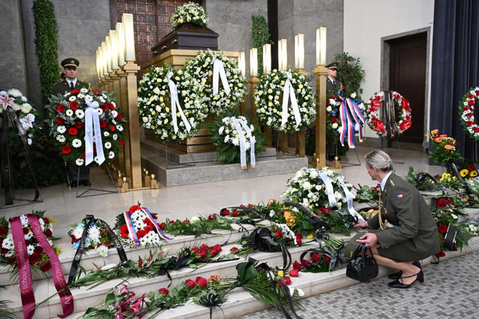 Poslední rozloučení s diskařem Imrichem Bugárem.