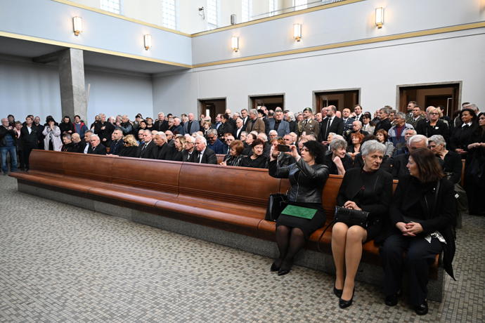 Poslední rozloučení s diskařem Imrichem Bugárem.