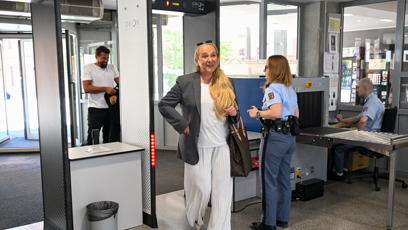 FOTO: Lenka Radoňová, ale dorazila s dobrou náladou.