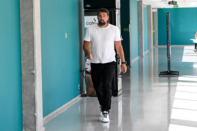 Milan Baroš před soudním líčením.