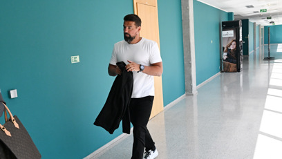 FOTO: Milan Baroš očividně neměl náladu.