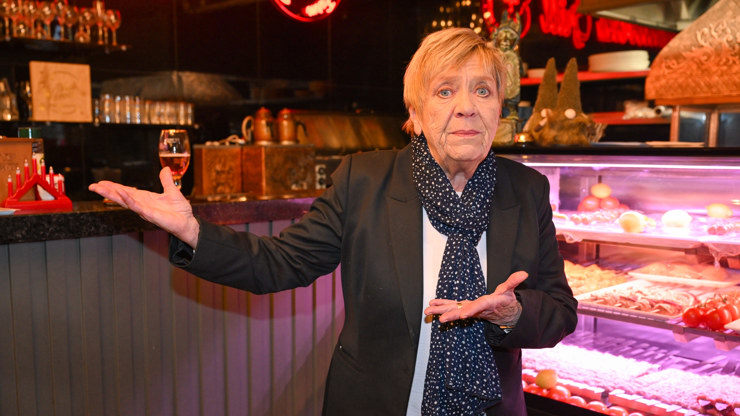 Herečka Jaroslava Obermaierová.