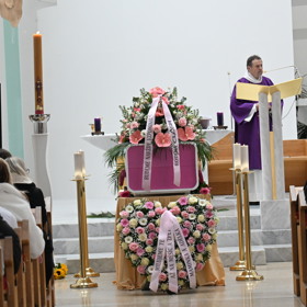 Pohřeb Dominiky Elischerové.