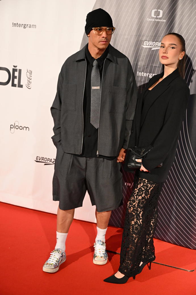 Michal Novotný alias Yaksha na Cenách Anděl. 