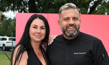 Radek Kašpárek s partnerkou