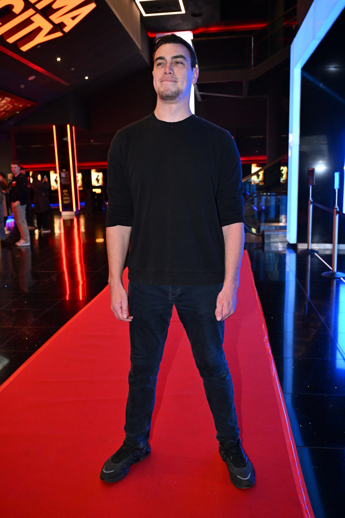 Jan Dokládal alias Doki na premiéře filmu Michael. 