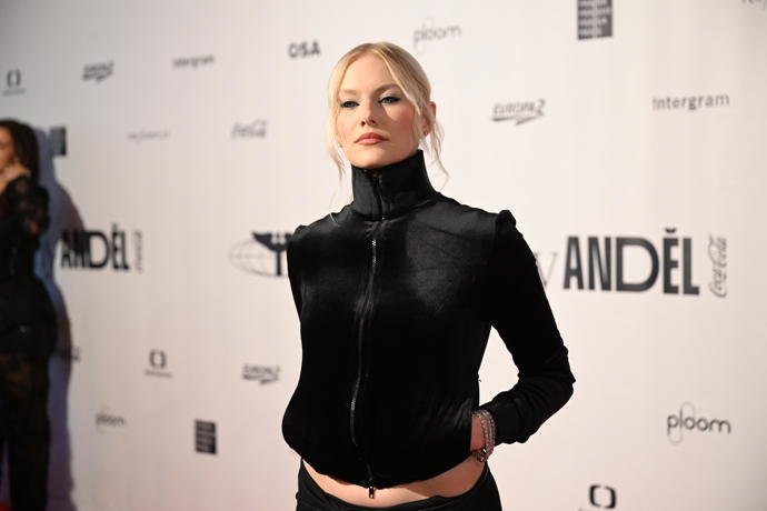 Annet X na slavnostním večeru Ceny Anděl. 