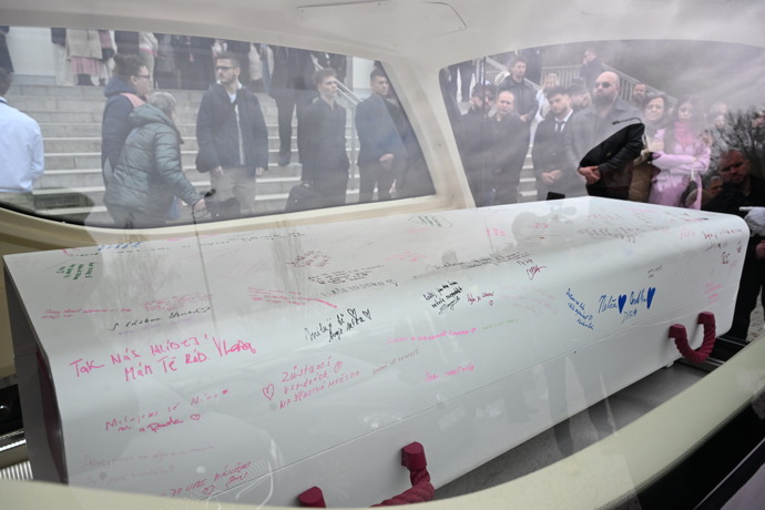 Rakev Dominiky Elischerové. 