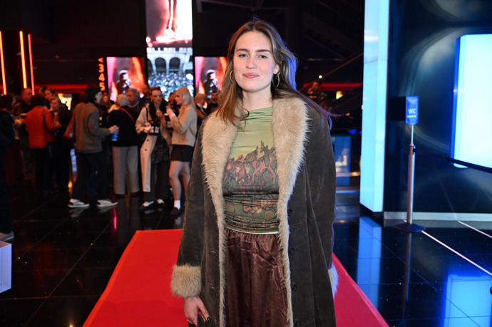 Dominika Hašková dorazila v dobré náladě.