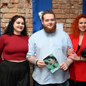 Štěpánka Decastelo se svým synem Eliasem a snachou. 