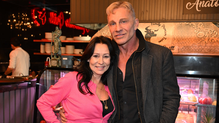 Heidi Janků a Martin Maxa na křtu videoklipu.