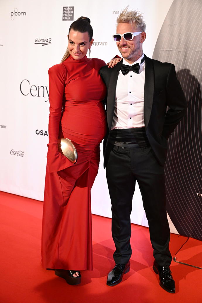 Jakub Bína s manželkou. 