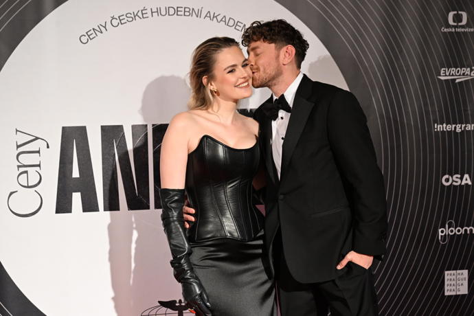 Martin Dubovický s Pavlínkou. 