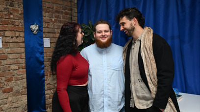 FOTO: Elias Decastelo s manželkou Kristínou a Šimonem Bilinou.