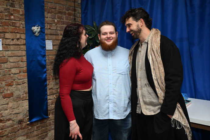 Elias Decastelo s manželkou Kristínou a Šimonem Bilinou.