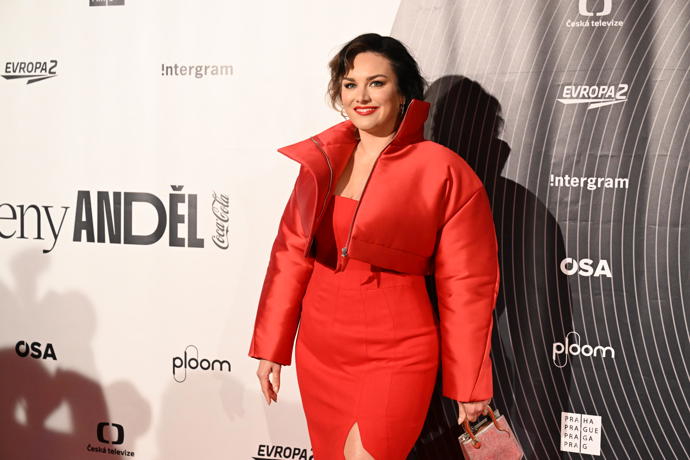 Ewa Farna vypadala skvěle a byla v dobrém rozmaru. 