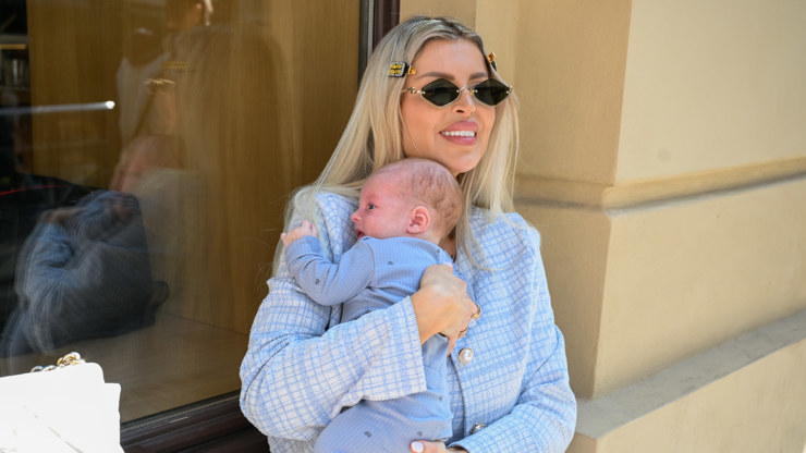 Lela Ceterová přijela na akci se synem Arniem.