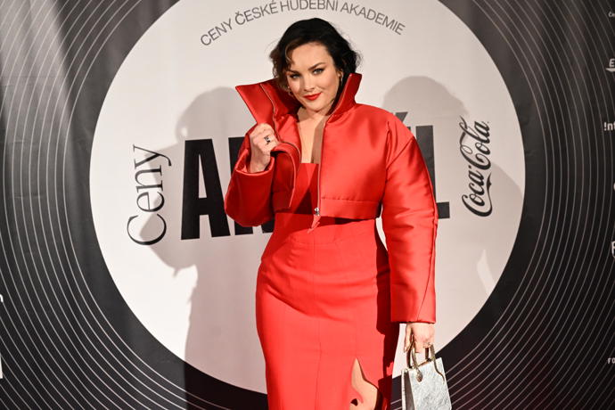 Ewa Farna vypadala skvěle a byla v dobrém rozmaru. 