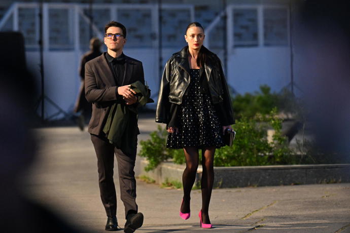 Jakub Kotek s krásnou manželkou. 