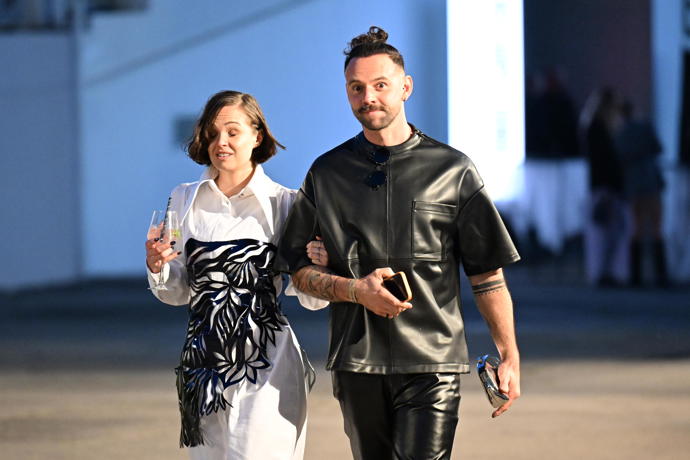 Michael Foret s krásnou manželkou,