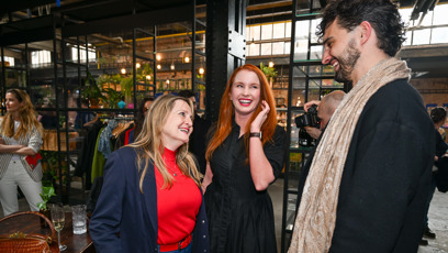 FOTO: Denisa Nesvačilová s  Reginou Řandovou a Šimonem Bilinou.