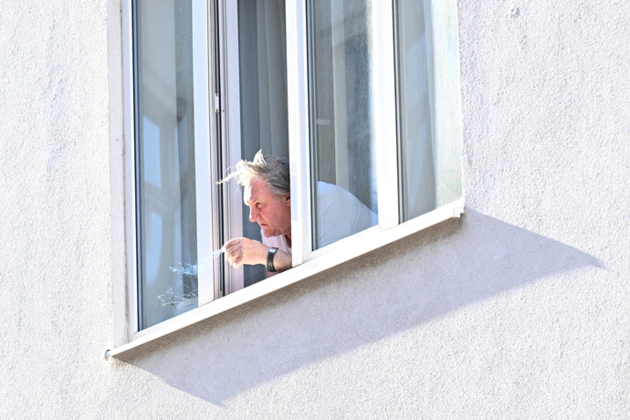 Gérard Depardieu je v Praze.