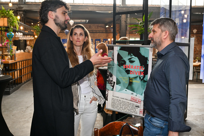 Šimon Bilina konverzoval s Janou Bernáškovou a Rudolfem Merknerem.