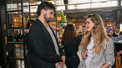 FOTO: Jana Bernášková a Šimon Bilina na křtu knihy Sběratel dívek.