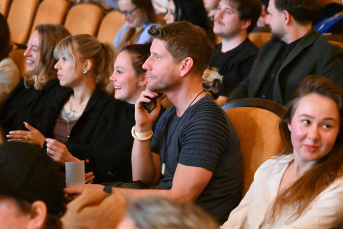 Iveta Bendlová a Jakub Nosek během promítání dokumentu Derecidiva.