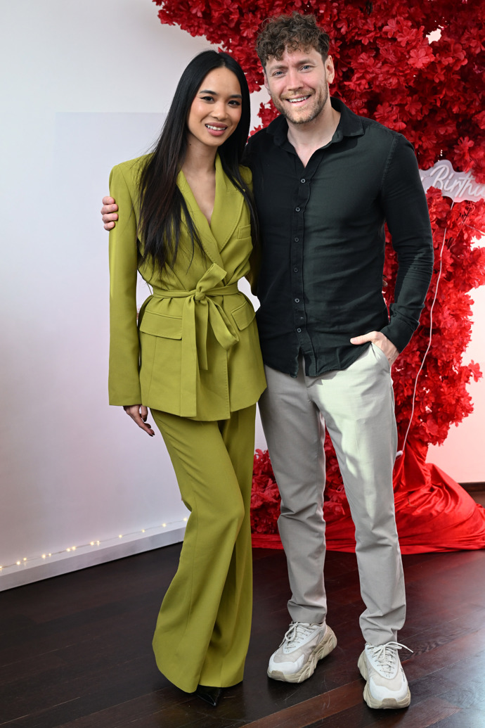 Sarah Vu a Miroslav Dobovický si nenechali ujít narozeninovou oslavu Relaxu.