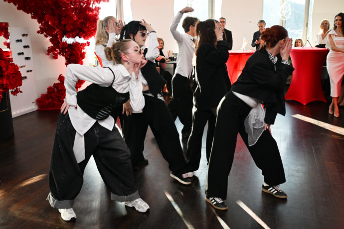 V rámci 30.narozenin značky Relax bylo také taneční představení. 