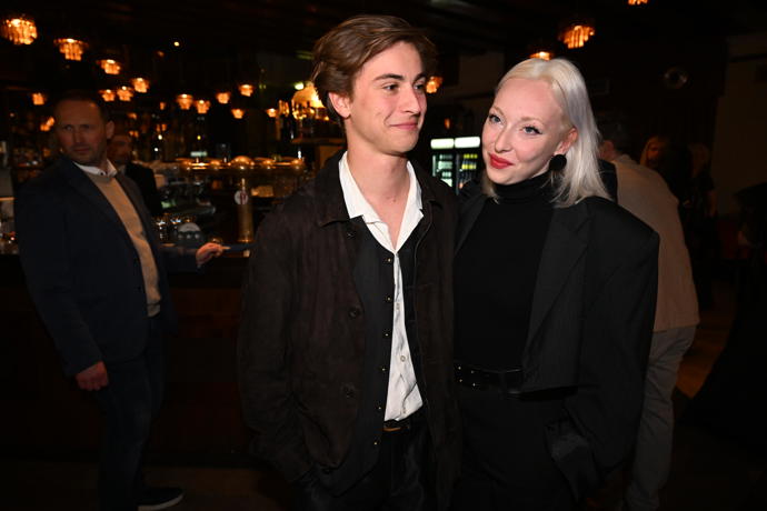 Max Dolanský s přítelkyní.