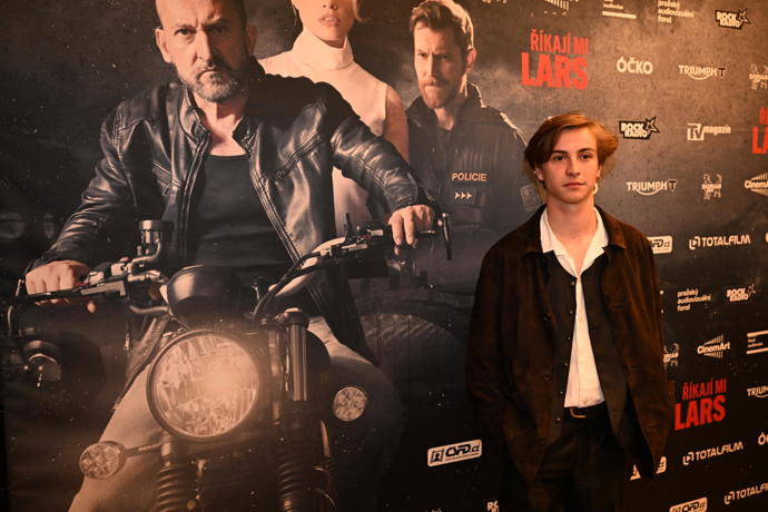 Maximilián Dolanský na uvedení snímku Říkají mi Lars.