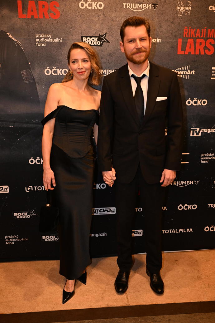 David Švehlík po boku manželky Venduly.