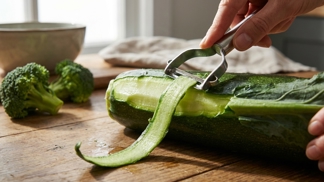 Oloupejte stonek brokolice škrabkou na brambory a sledujte tu proměnu: Z tuhého košťálu zbude delikatesa, která svou sladkou chutí trumfne i samotné růžičky