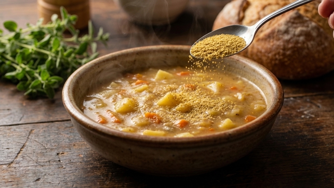 Jak na nejlepší bramboračku bez masa? Zkuste trik se sušeným droždím