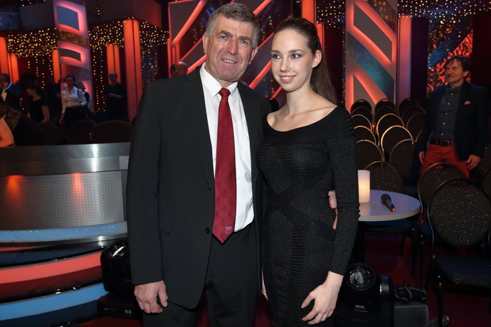 Imrich Bugár s dcerou.