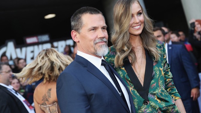 Josh Brolin s manželkou